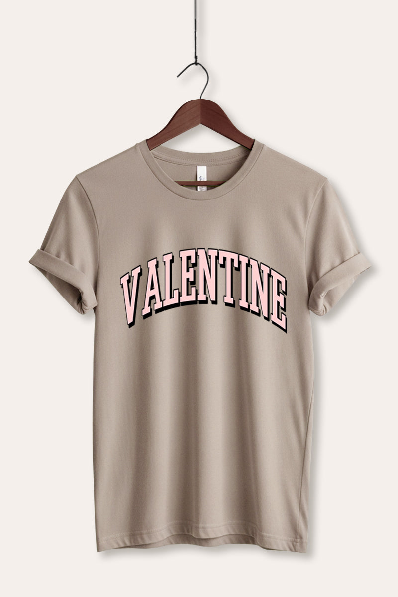 Valentine Collegiate Graphic Women's Jersey Tee