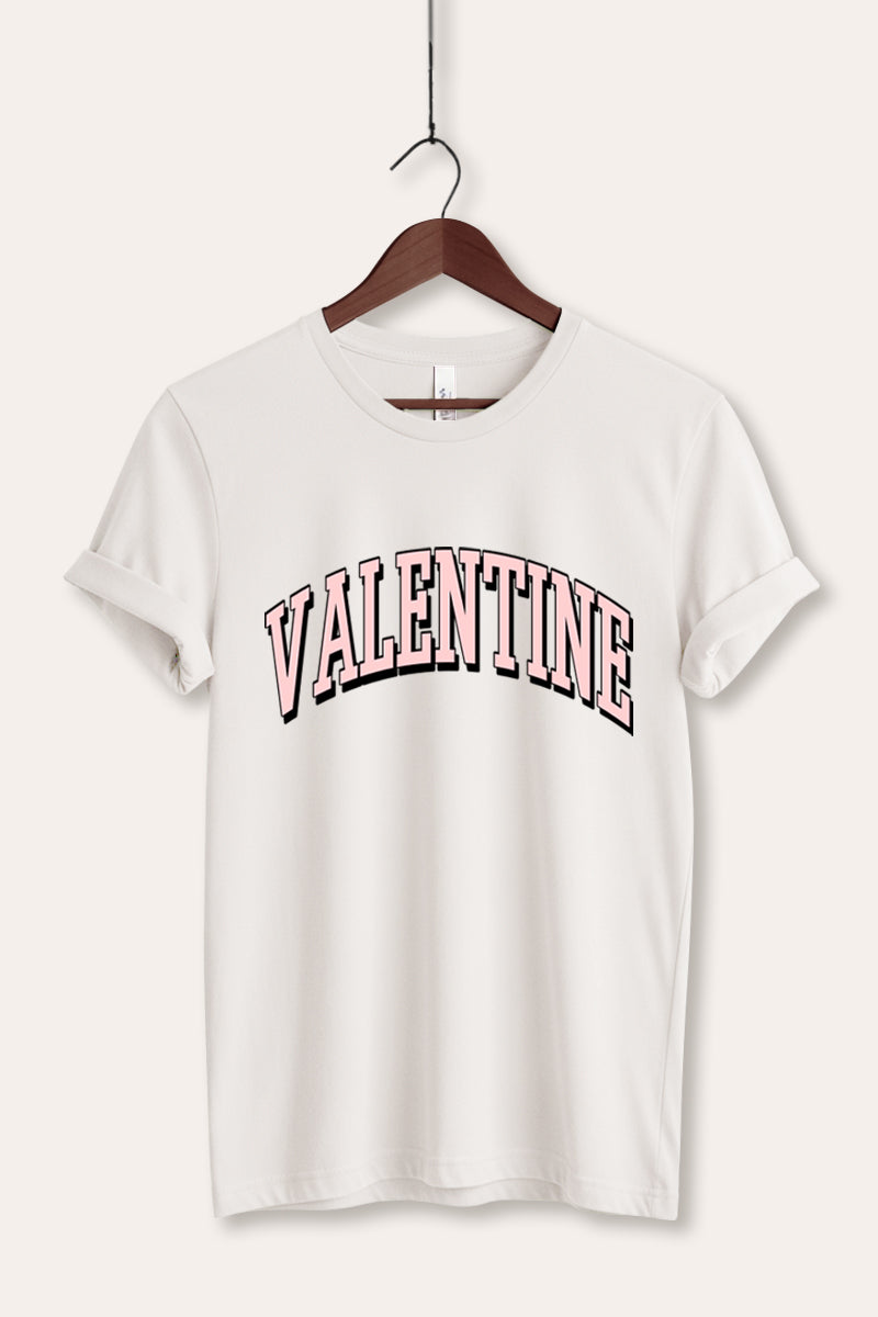 Valentine Collegiate Graphic Women's Jersey Tee