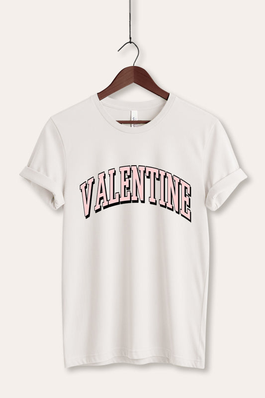 Valentine Collegiate Graphic Women's Jersey Tee