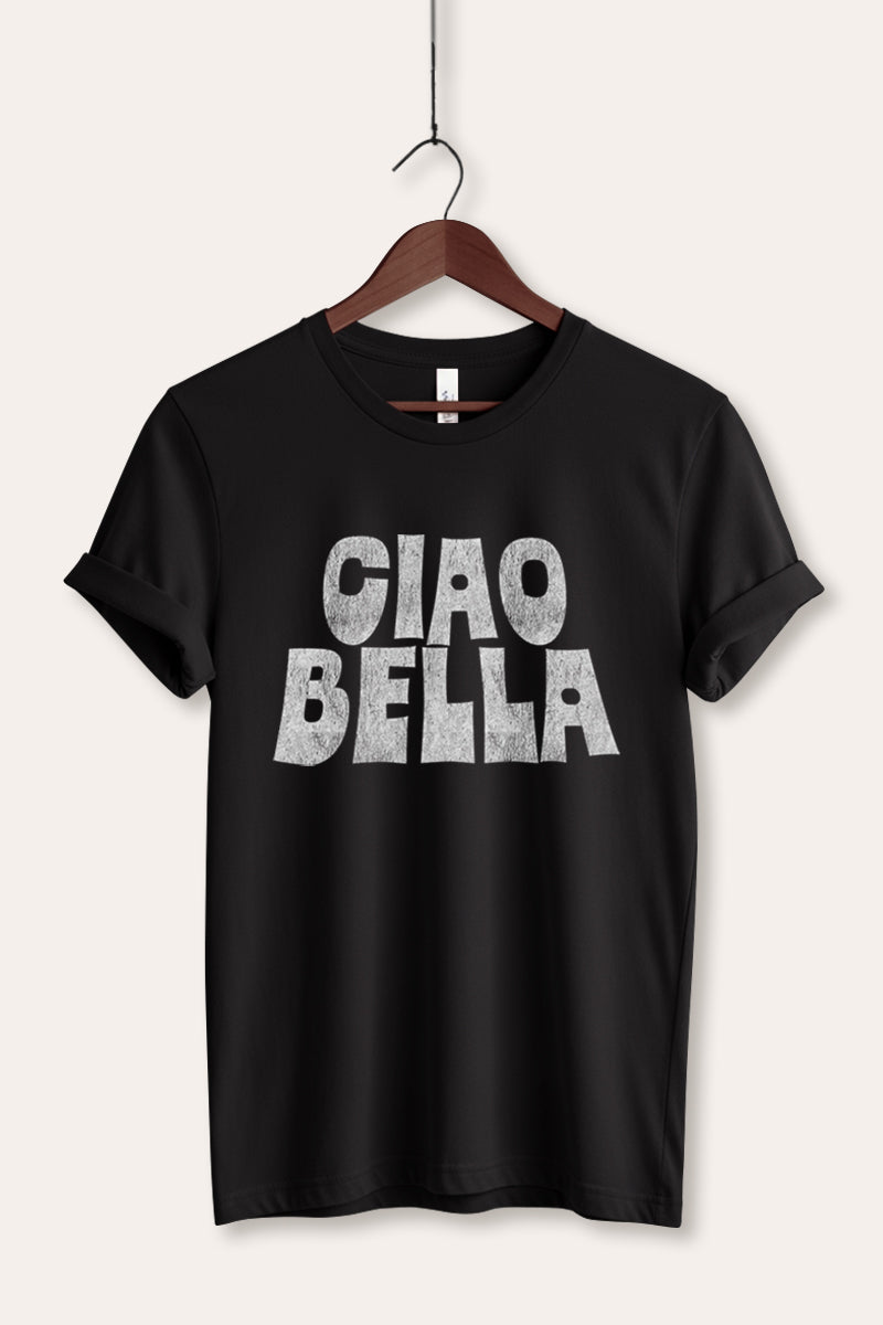 "ciao bella" graphic bella+canvas® tee