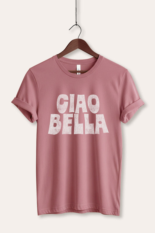 Ciao Bella Italian Graphic Women's Jersey Tee