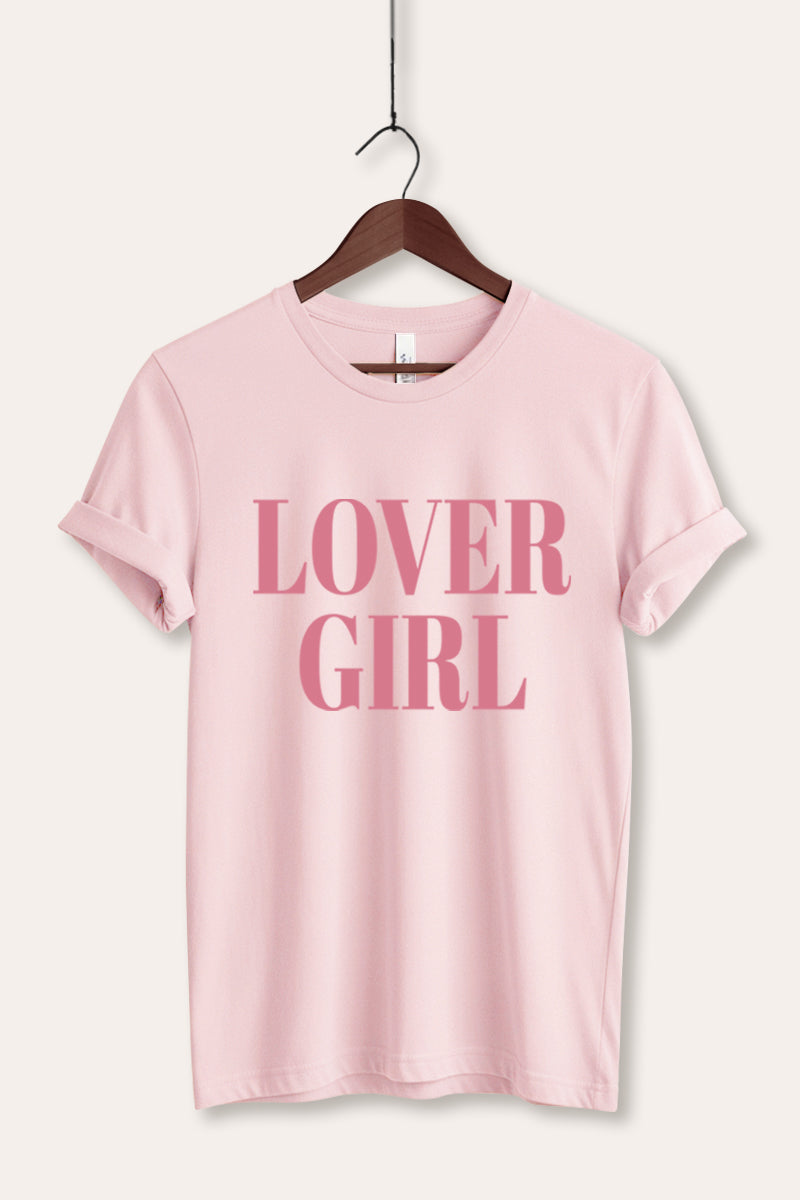 "lover girl" graphic bella+canvas® tee