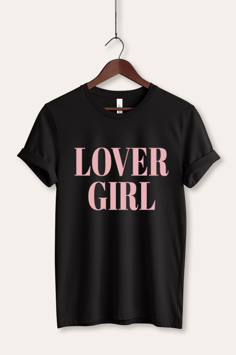 "lover girl" graphic bella+canvas® tee