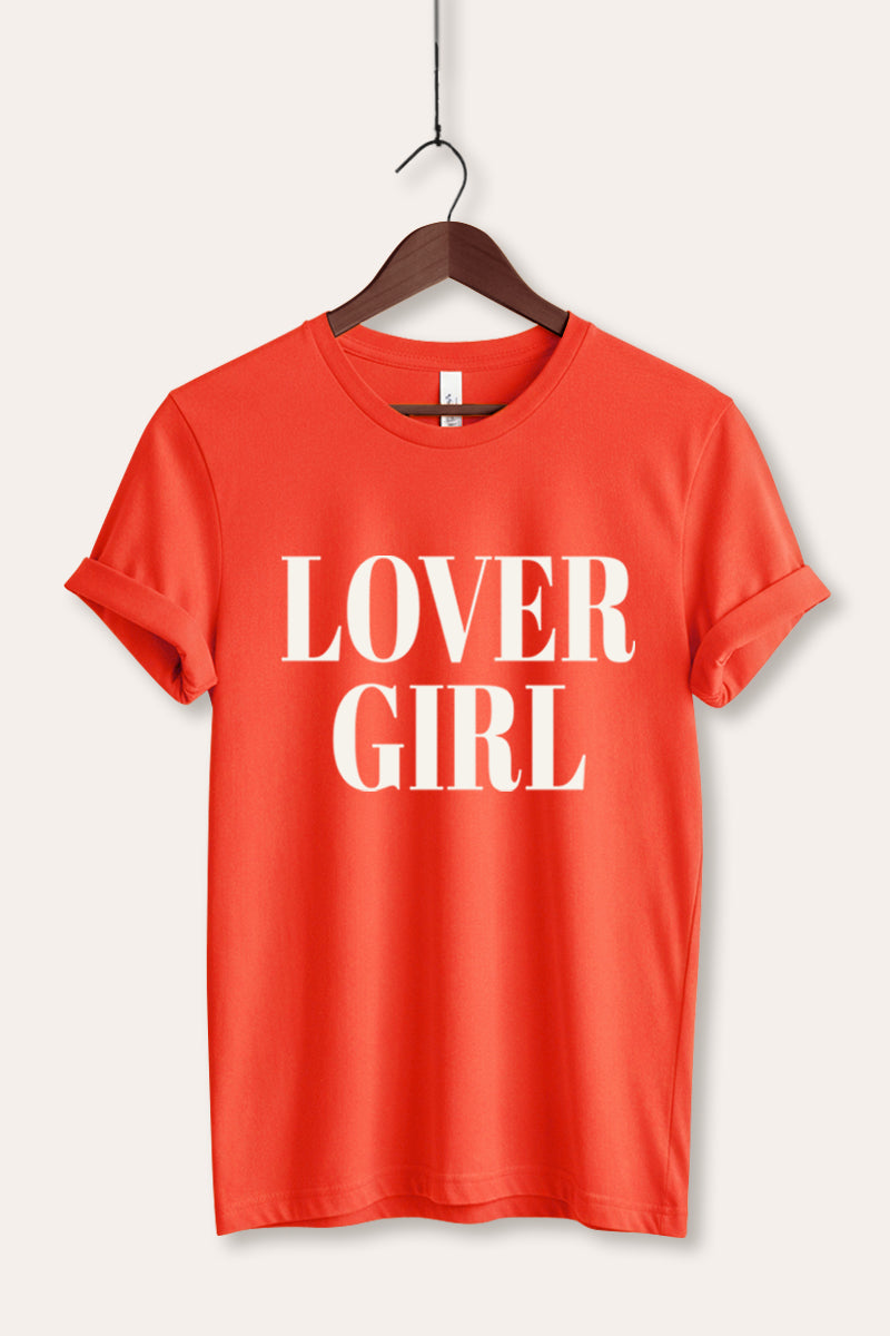 "lover girl" graphic bella+canvas® tee