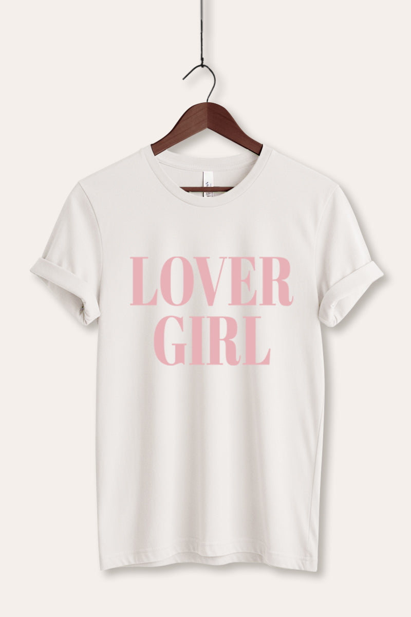 "lover girl" graphic bella+canvas® tee
