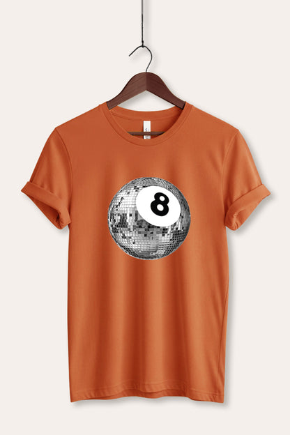Disco 8-Ball Graphic Women's Jersey Tee
