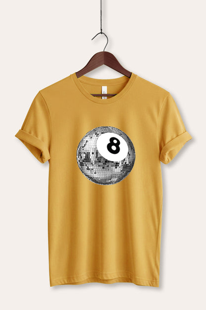 Disco 8-Ball Graphic Women's Jersey Tee