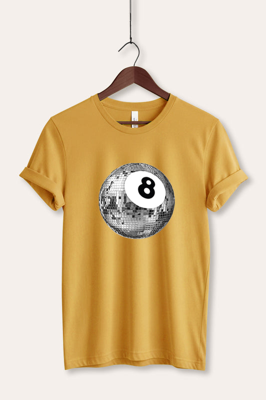 Disco 8-Ball Graphic Women's Jersey Tee