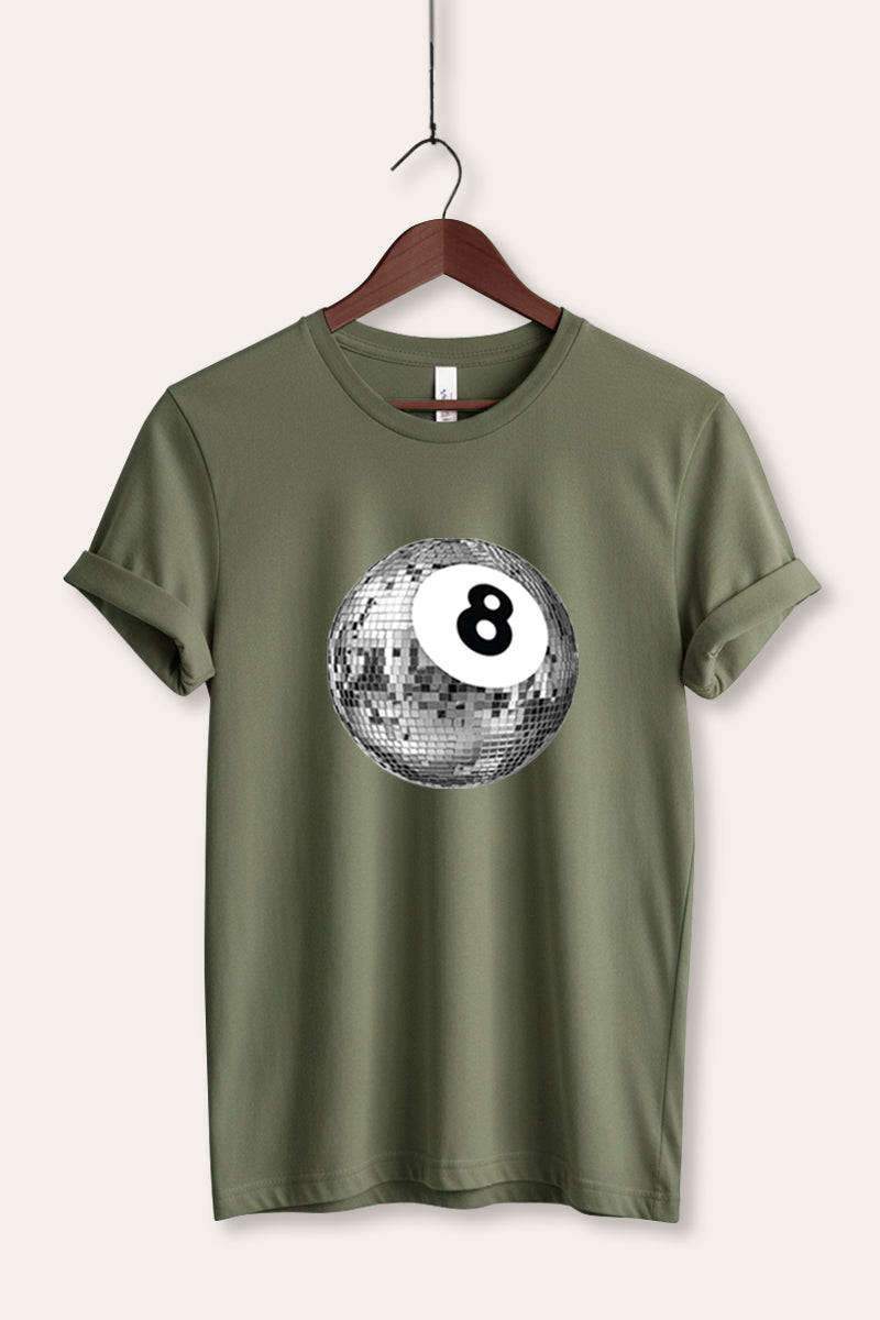 disco 8-ball graphic bella+canvas® tee