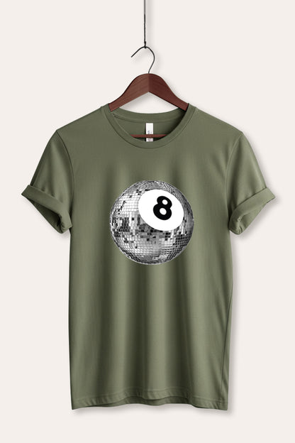Disco 8-Ball Graphic Women's Jersey Tee