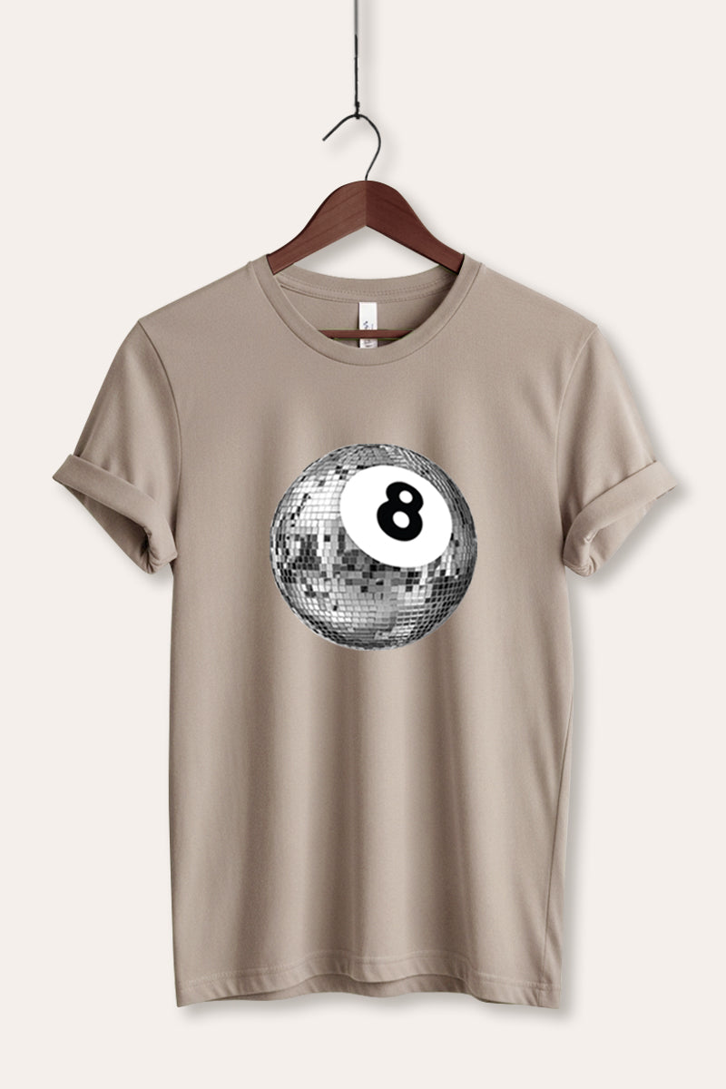 disco 8-ball graphic bella+canvas® tee