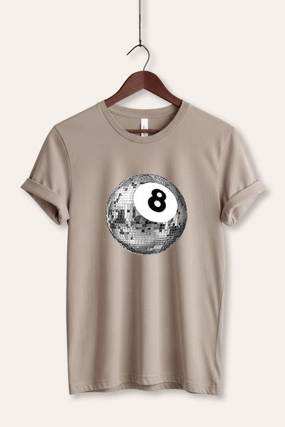 Disco 8-Ball Graphic Women's Jersey Tee