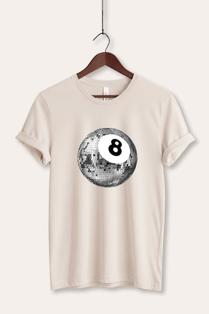 Disco 8-Ball Graphic Women's Jersey Tee