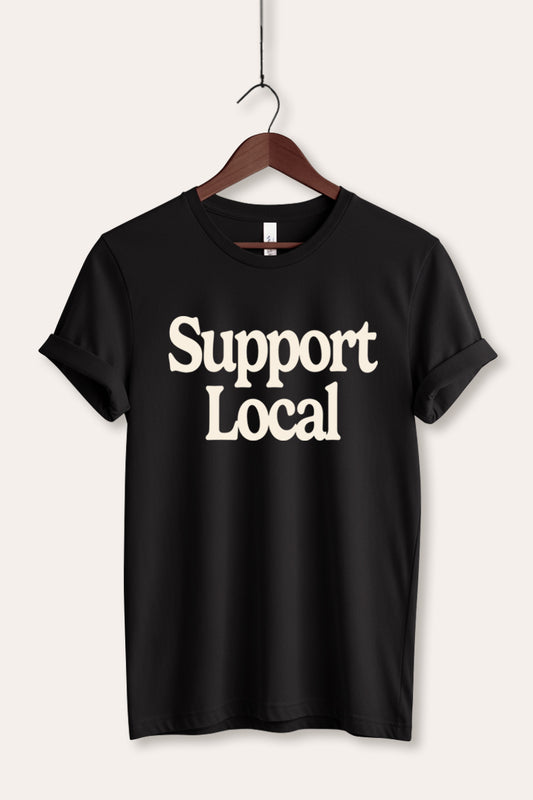 Support Local Graphic Women's Jersey Tee