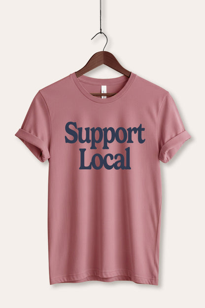 Support Local Graphic Women's Jersey Tee