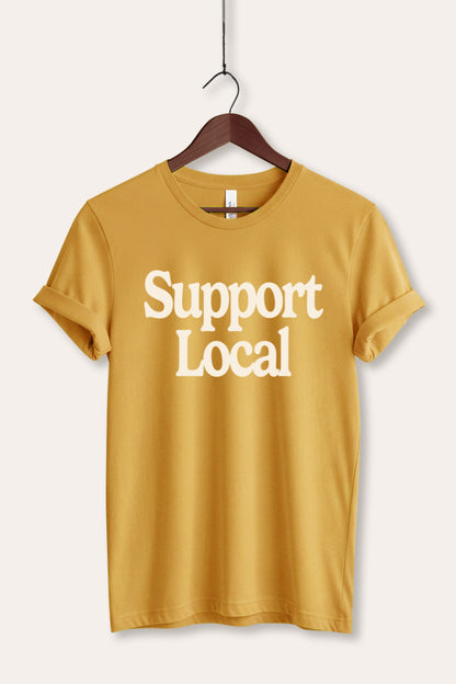 Support Local Graphic Women's Jersey Tee