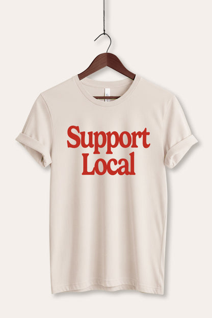 Support Local Graphic Women's Jersey Tee