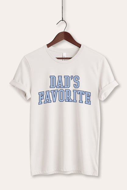 Dad's Favorite Typography Women's Jersey Tee