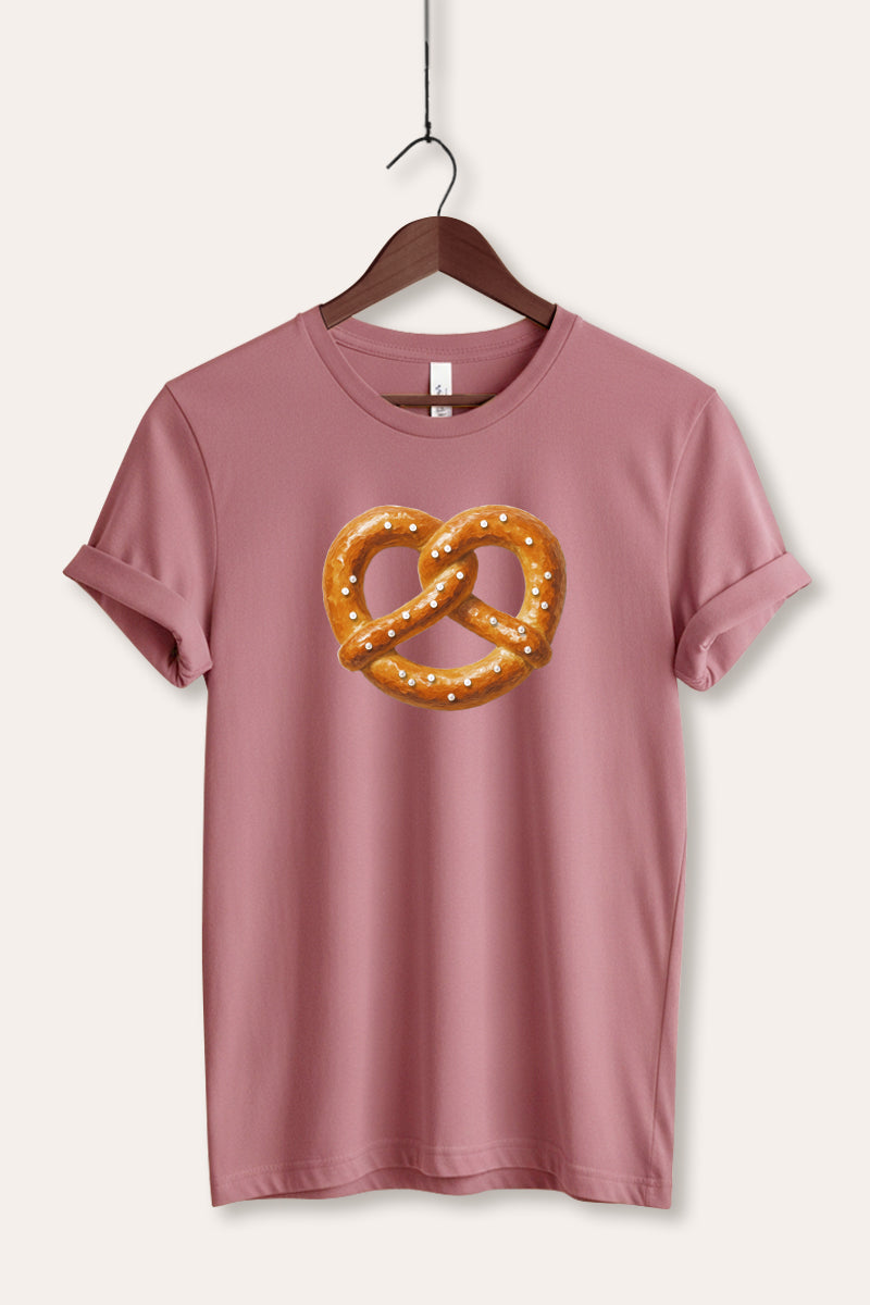 pretzel graphic bella+canvas® tee