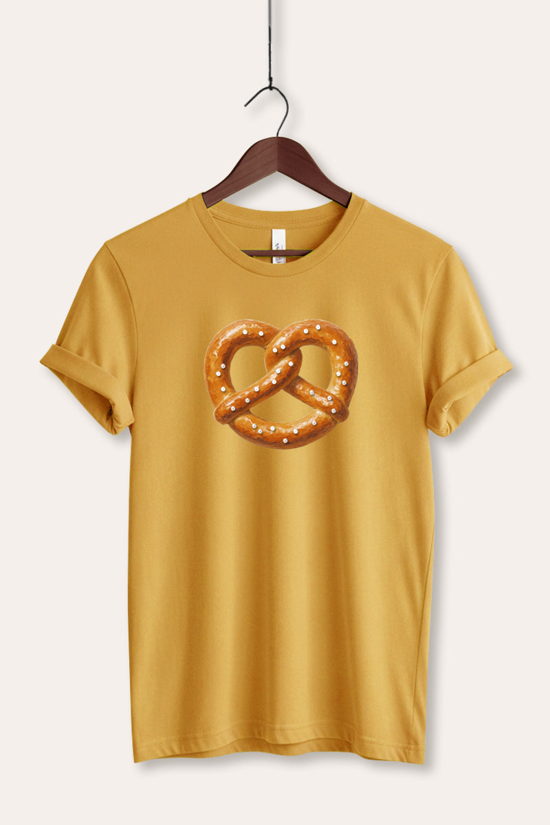 pretzel graphic bella+canvas® tee