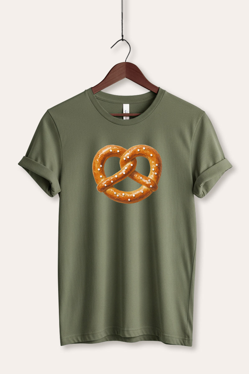 pretzel graphic bella+canvas® tee