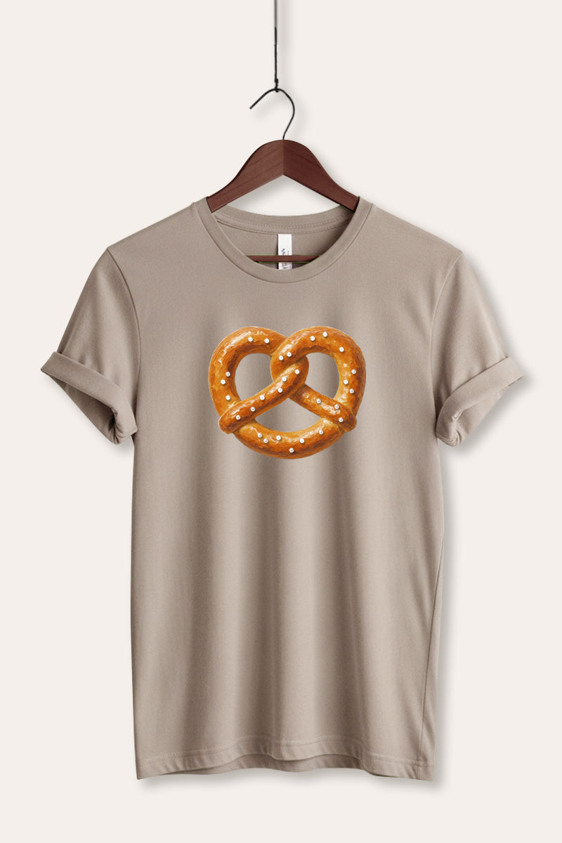 pretzel graphic bella+canvas® tee