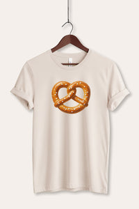 pretzel graphic bella+canvas® tee