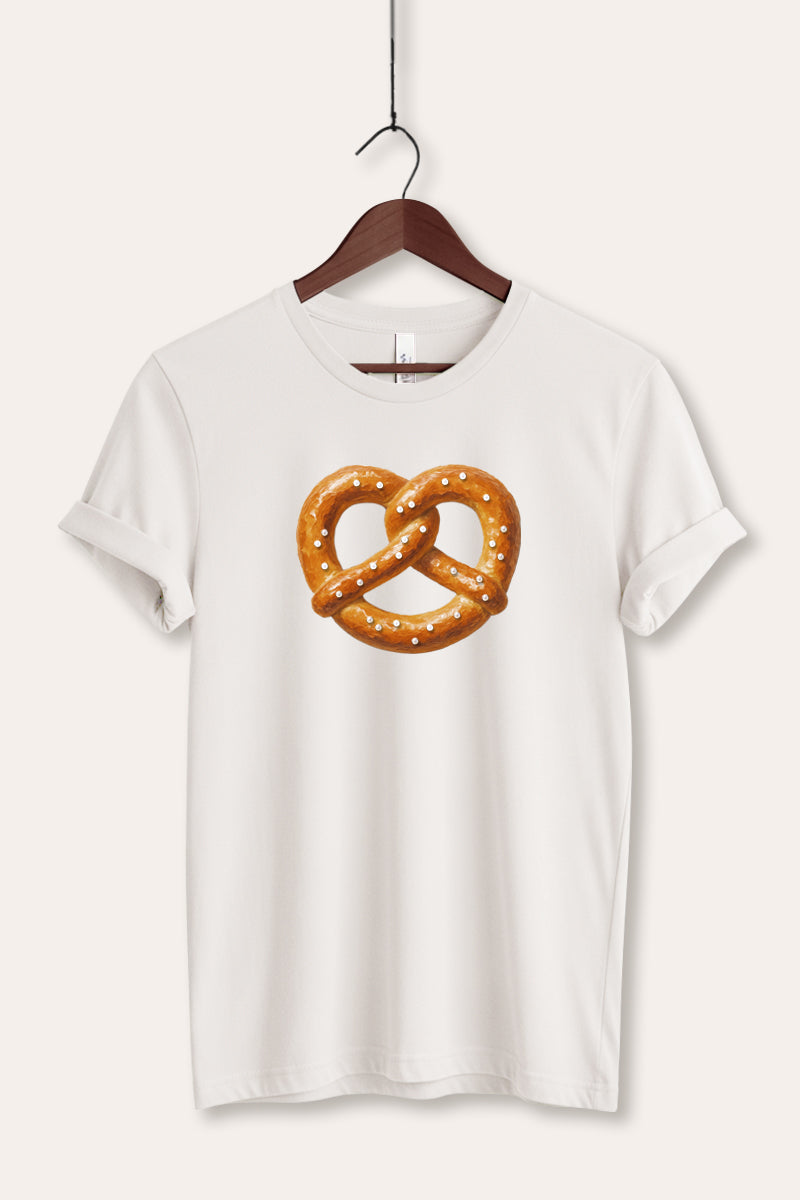 pretzel graphic bella+canvas® tee