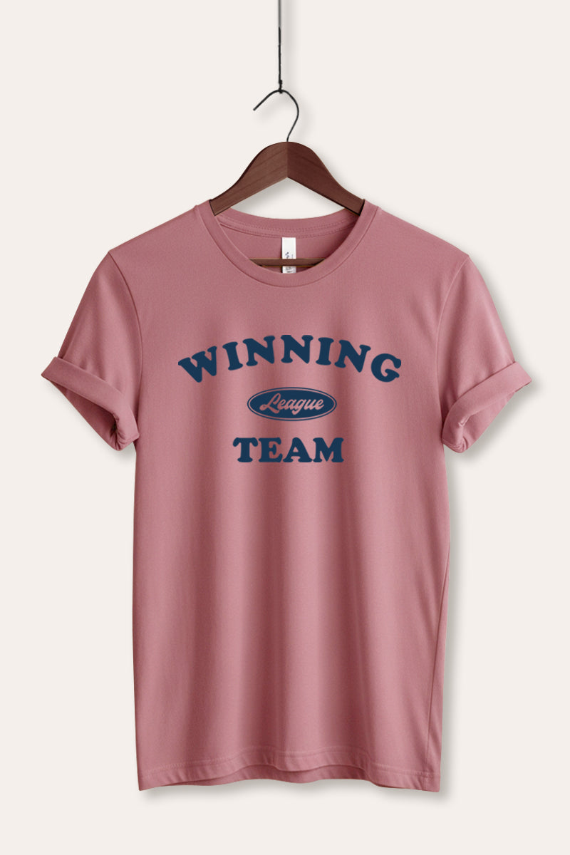 "winning team" graphic bella+canvas® tee