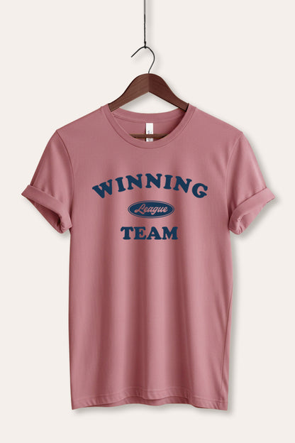 Winning Team League Sports Graphic Women's Jersey Tee