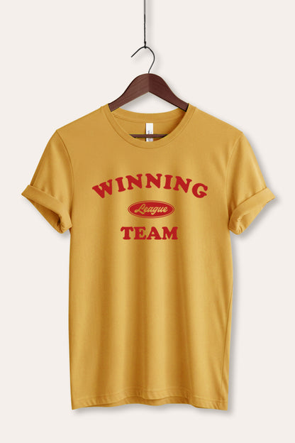 Winning Team League Sports Graphic Women's Jersey Tee