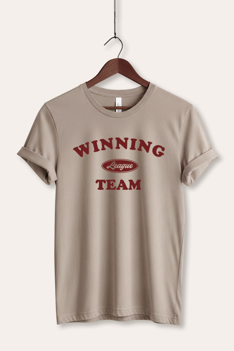 "winning team" graphic bella+canvas® tee