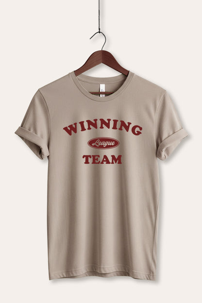 Winning Team League Sports Graphic Women's Jersey Tee