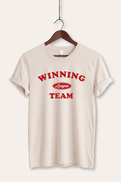 Winning Team League Sports Graphic Women's Jersey Tee