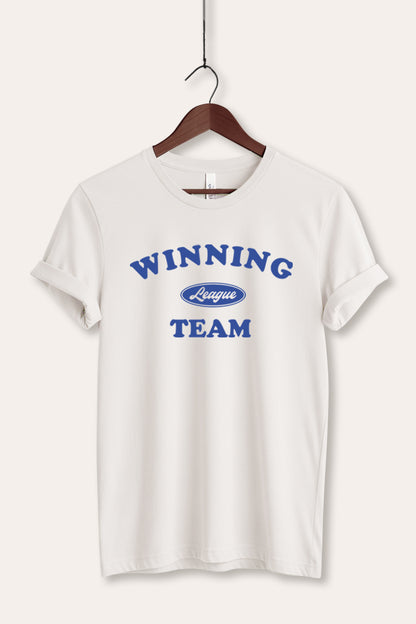 Winning Team League Sports Graphic Women's Jersey Tee