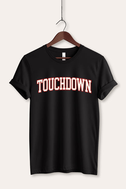 Touchdown Collegiate Sports Graphic Women's Jersey Tee