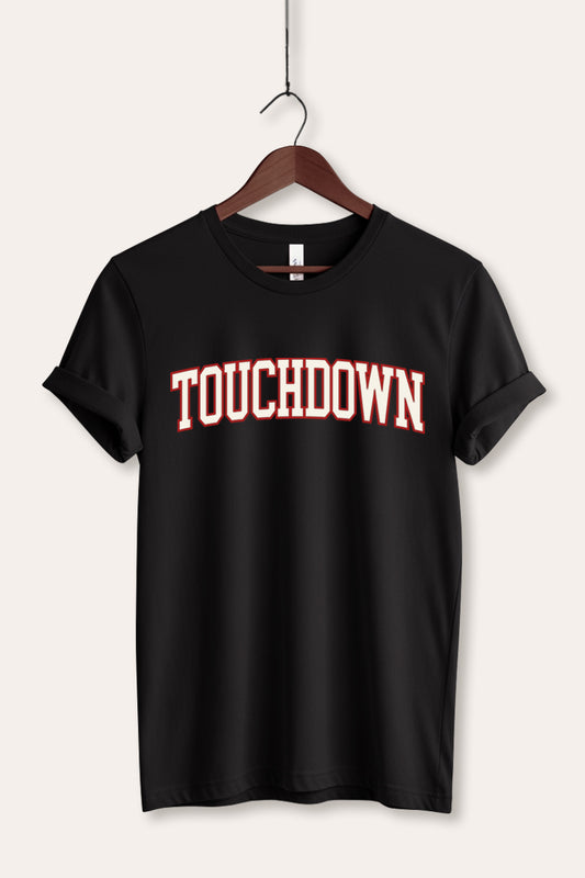 Touchdown Collegiate Sports Graphic Women's Jersey Tee