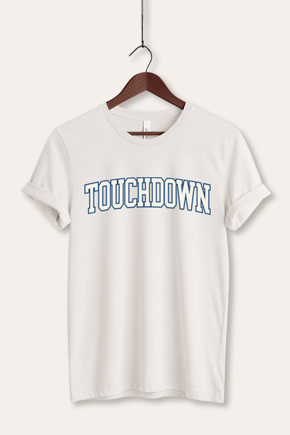 Touchdown Collegiate Sports Graphic Women's Jersey Tee