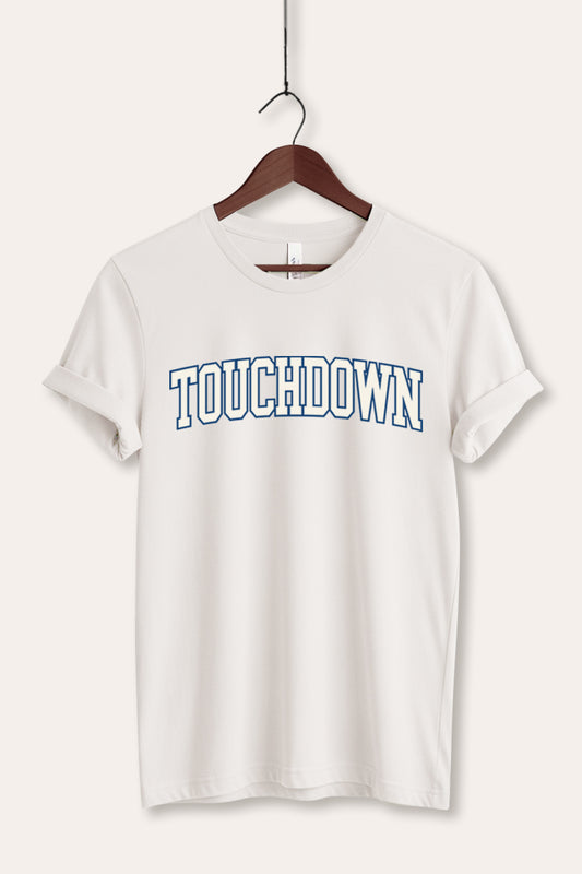 Touchdown Collegiate Sports Graphic Women's Jersey Tee
