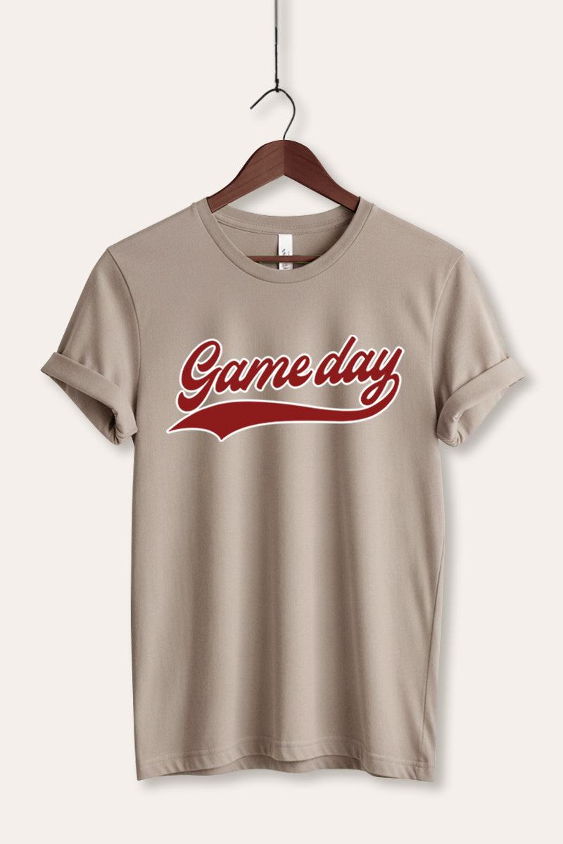 "game day" varsity graphic bella+canvas® tee