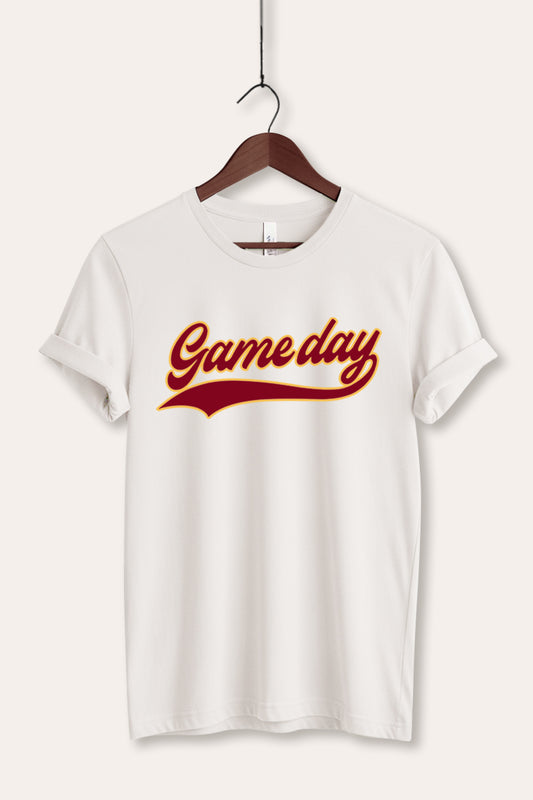 "game day" varsity graphic bella+canvas® tee