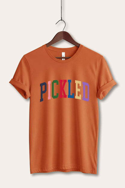 Pickled Colorful Sports Graphic Women's Jersey Tee