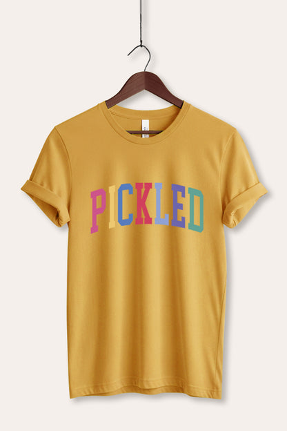 Pickled Colorful Sports Graphic Women's Jersey Tee