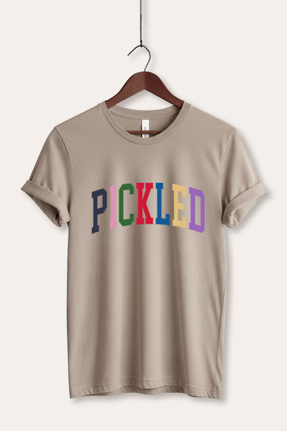 Pickled Colorful Sports Graphic Women's Jersey Tee
