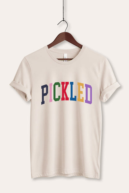 Pickled Colorful Sports Graphic Women's Jersey Tee