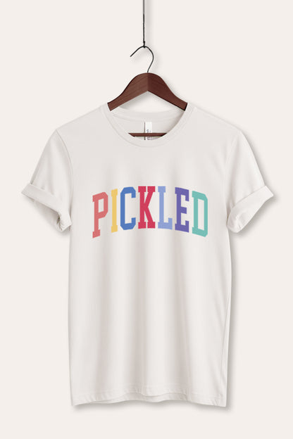 Pickled Colorful Sports Graphic Women's Jersey Tee