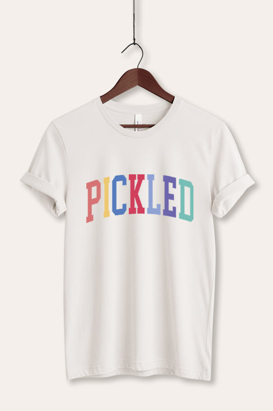 Pickled Colorful Sports Graphic Women's Jersey Tee