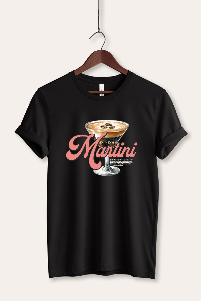 espresso martini graphic bella+canvas® tee