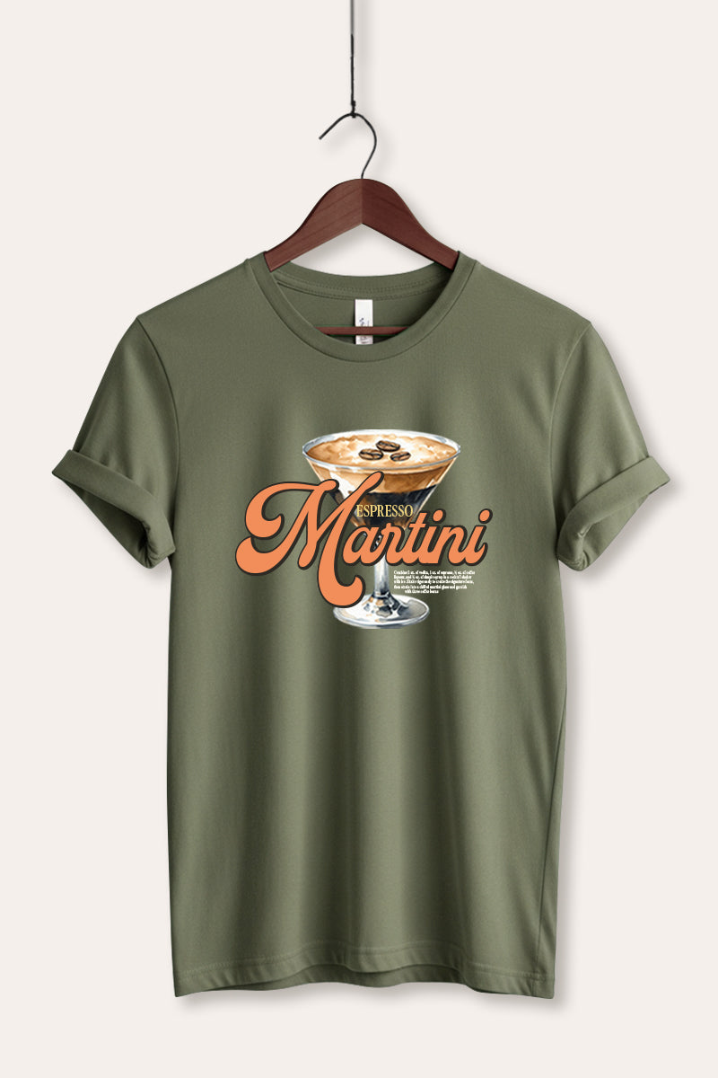 espresso martini graphic bella+canvas® tee