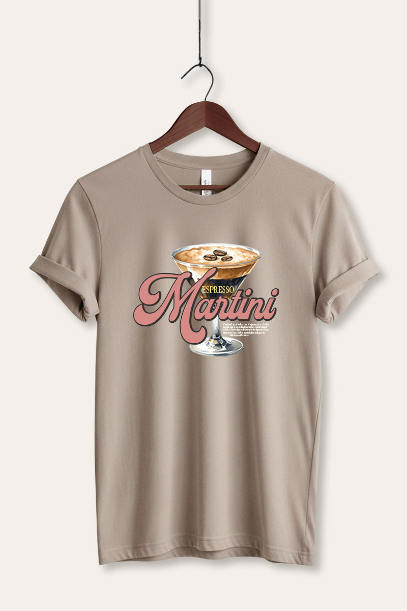 espresso martini graphic bella+canvas® tee